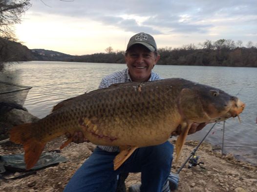 Texas State Record Common Carp Matched at ATC 2014